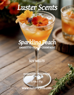 Sparkling Peach Wax Melt