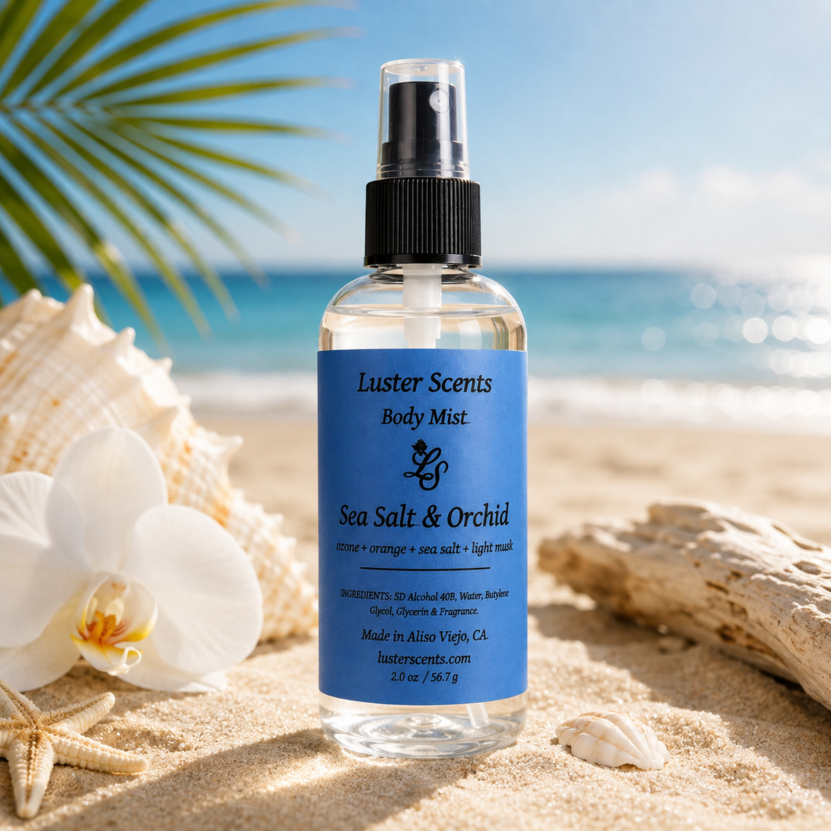 Sea Salt & Orchid - 2oz Body Mist
