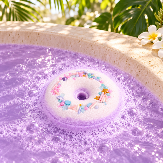Black Raspberry Vanilla - Donut Bath Bomb